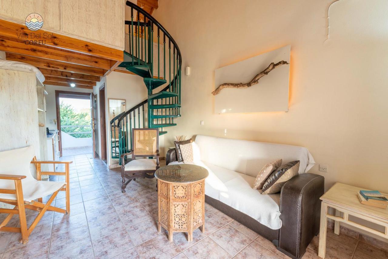 Villa Del Sol Corfu Сидарион Экстерьер фото