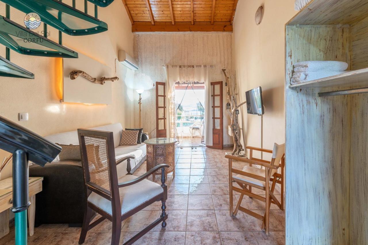 Villa Del Sol Corfu Сидарион Экстерьер фото