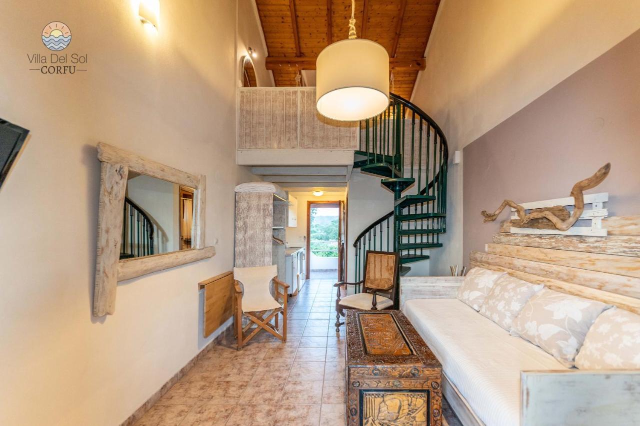 Villa Del Sol Corfu Сидарион Экстерьер фото