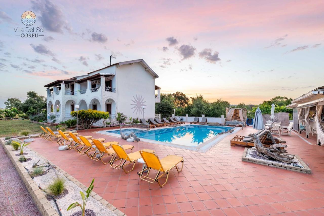 Villa Del Sol Corfu Сидарион Экстерьер фото