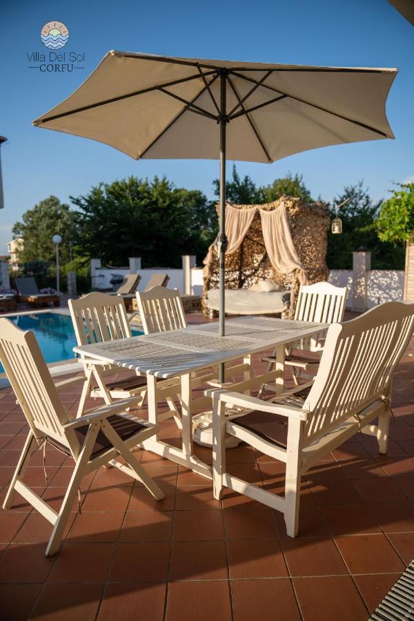 Villa Del Sol Corfu Сидарион Экстерьер фото