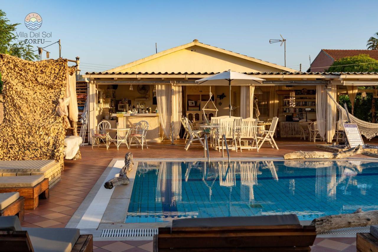 Villa Del Sol Corfu Сидарион Экстерьер фото