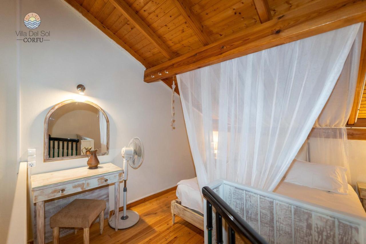 Villa Del Sol Corfu Сидарион Экстерьер фото
